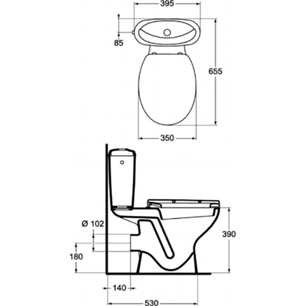 Унитаз-компакт Vidima W911501