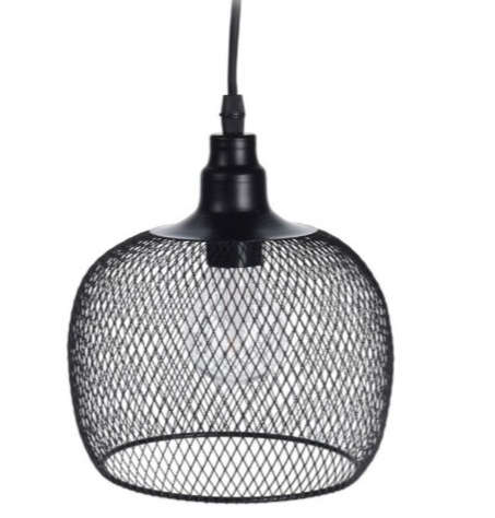 Світильник підвісний Garden Н 22 см D 19 см 1xчорний 41386 