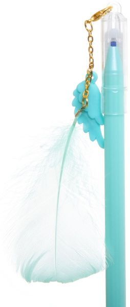 Ручка гелевая пиши-стирай с пером бирюзовая 