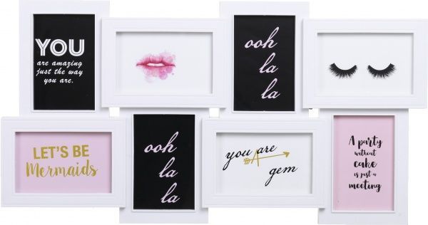 Колаж BB12-1124583 8 фото 10x15 см білий 