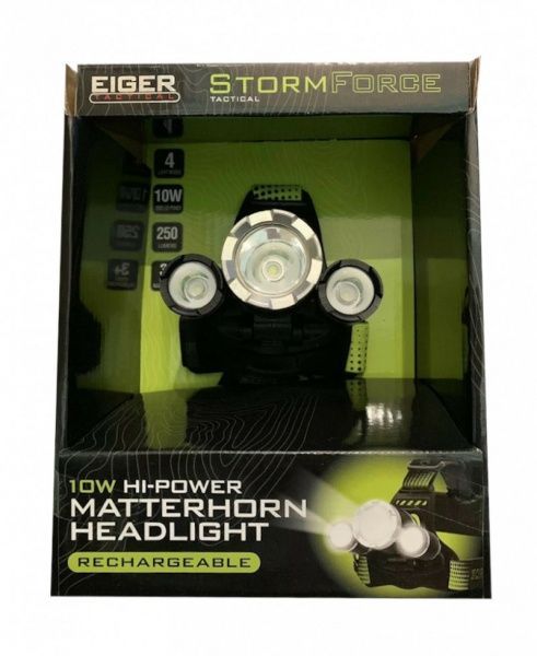 Фонарик на голову Summit StormForce Matterhorn XPE T6 черный