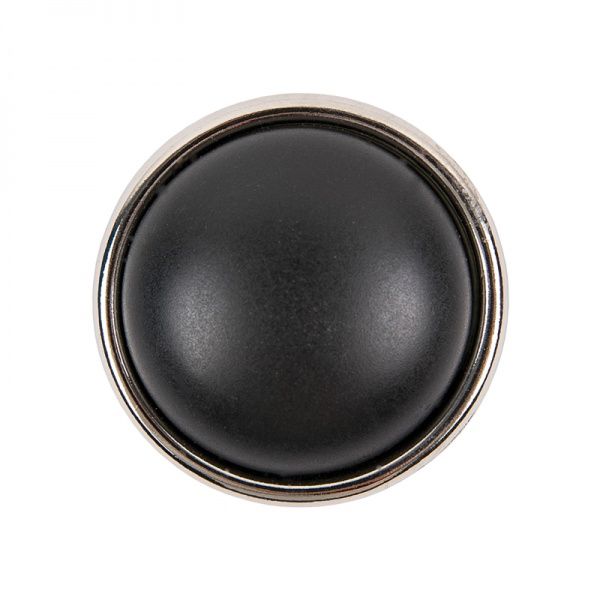 Меблева ручка CR 24316.35 69018 Bosetti Marella полірований нікель/ чорний матовий