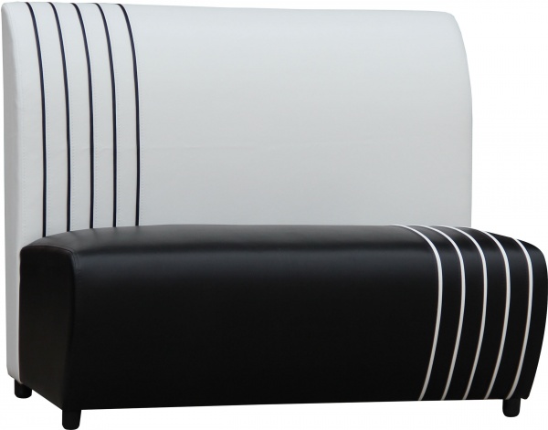 Лавка Берегиня Мохито черно-белый 