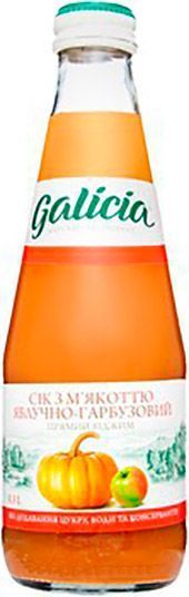 Сок Galicia с мякотью яблочно-тыквенный 0,3л 