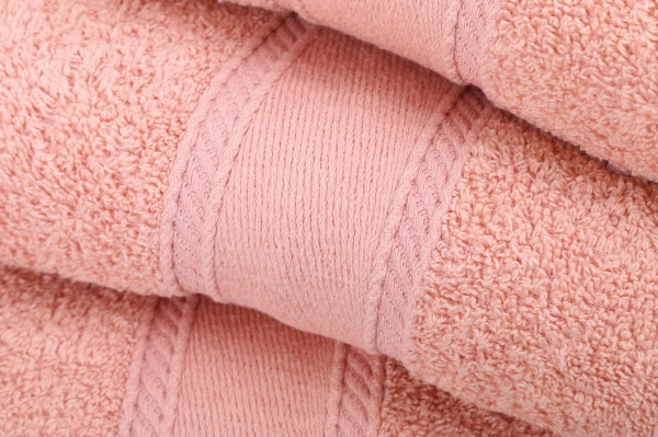 Рушник махровий МХ Б593 70x130 см пудра Yanatex 