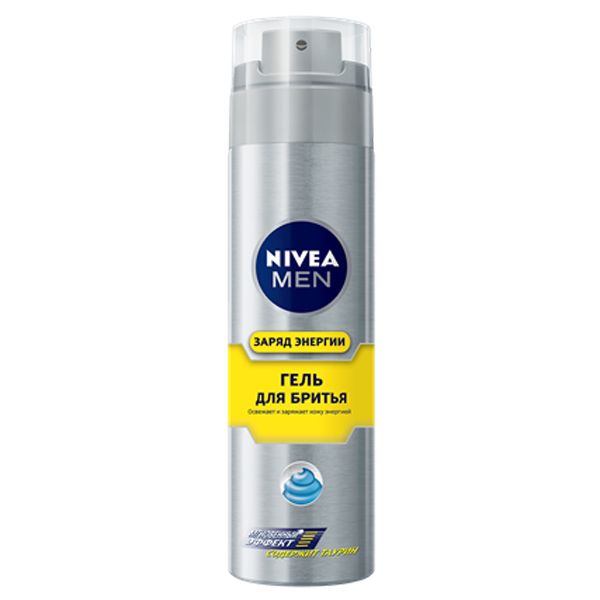 Гель для бритья Nivea Заряд энергии 200 мл