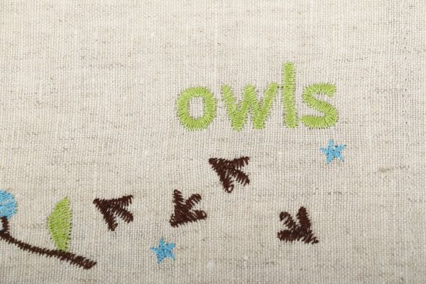 Полотенце кухонное Совы 35x60 см бежевый 