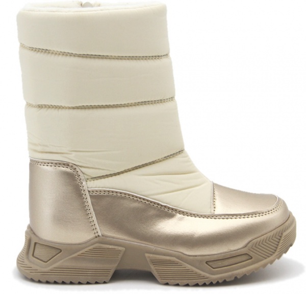 Сапоги для девочек USTAR GLO размер 33 бежевый 