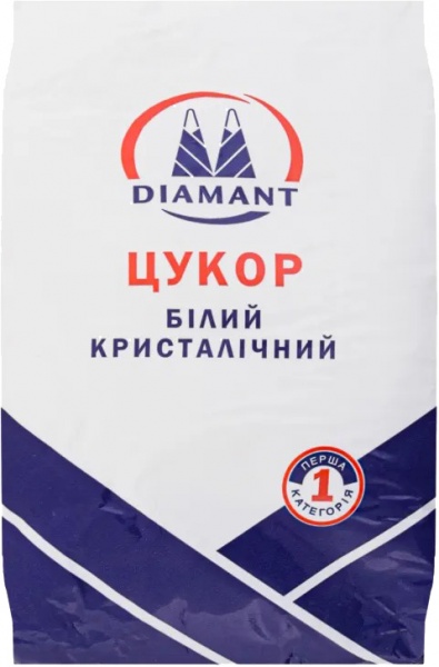 Цукор ТМ DIAMANT Радехівський білий кристалічний 1 кг