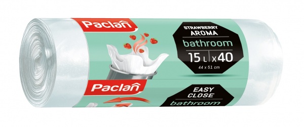 Мішки для сміття з вушками Paclan стандартні 15 л 40 шт.
