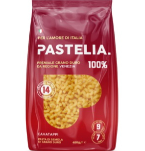 Макарони Pastelia 400 г Ріжки кручені 