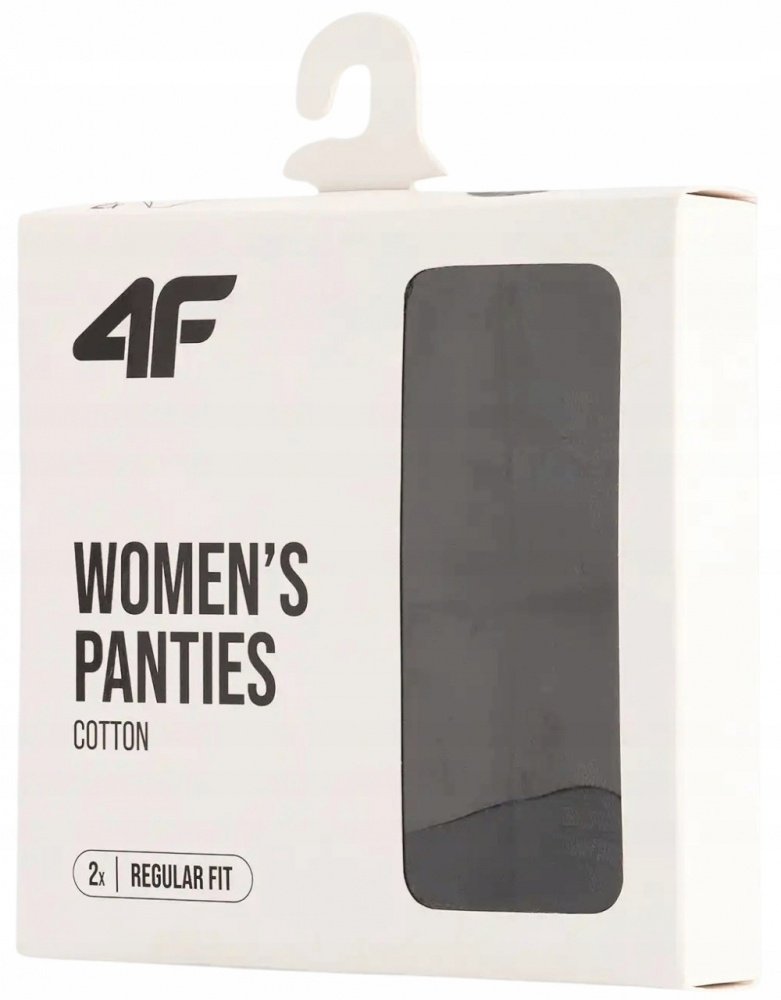 Набір трусів жіночі 4F 2 шт 4FWMM00UPTSF039-20S XS чорний