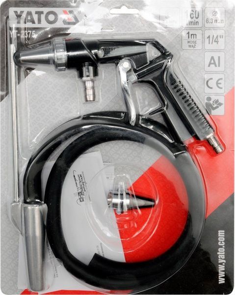 Пистолет YATO пескоструйный со шлангом YT-2375