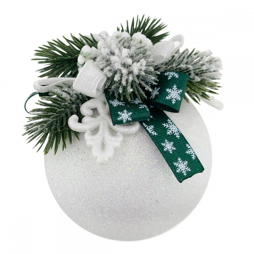 Подвеска декорированная MIS LT Шар 8 см в ассортименте