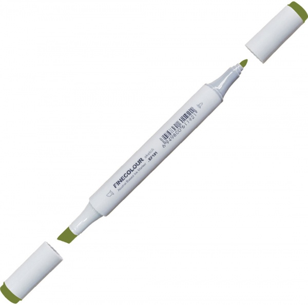 Маркер спиртовой FINECOLOUR Junior EF101-37 глубокий оливково-зеленый 