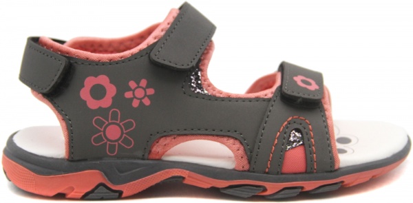 Сандалі для дівчинки р.34 сірий із рожевим UTSH-SK20032/gr/34 