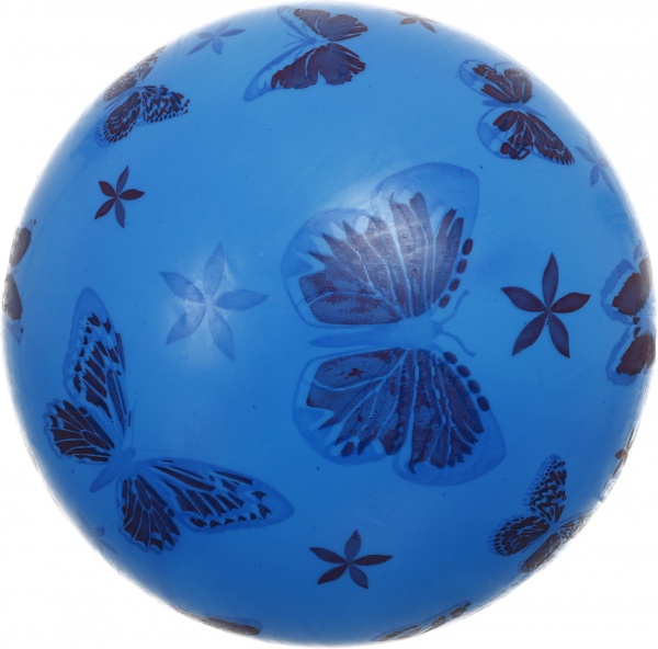 Мяч TCL Бабочки 23 см синий 