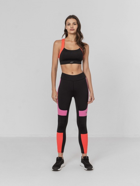 Бра 4F SPORTS BRA STAD014 H4Z22-STAD014-20S р.M чорно-червоний