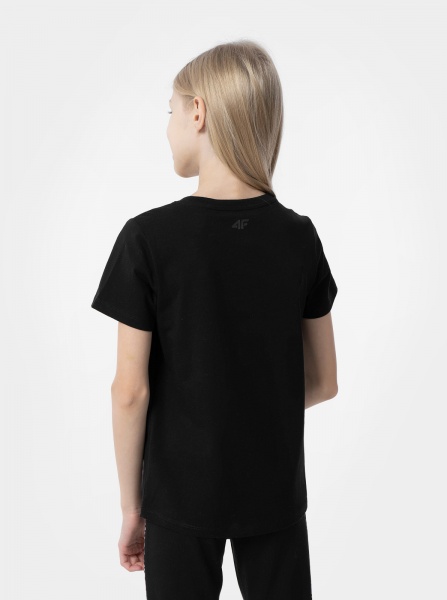 Футболка 4F TSHIRT F1007 4FJSS23TTSHF1007-20S р.122 черный