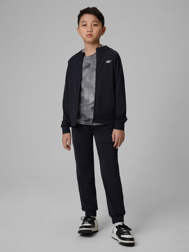 Футболка 4F SWEATSHIRT FNK M690 4FJWSS26TFSWM690-20S р.134-140 чорний