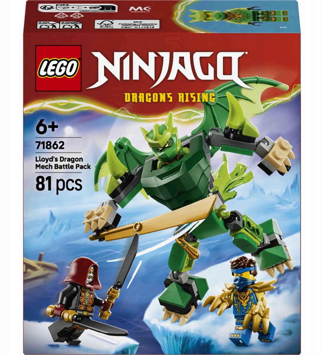 Конструктор LEGO NINJAGO Боевой набор работа Дракона Ллойда 71862 — фото 1