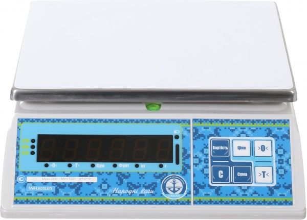 Весы фасовочные VAGAR VW- 20 LED 20 кг 