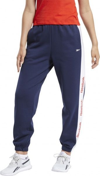 Брюки Reebok TE Linear Logo FL P FU2252 р. M синий