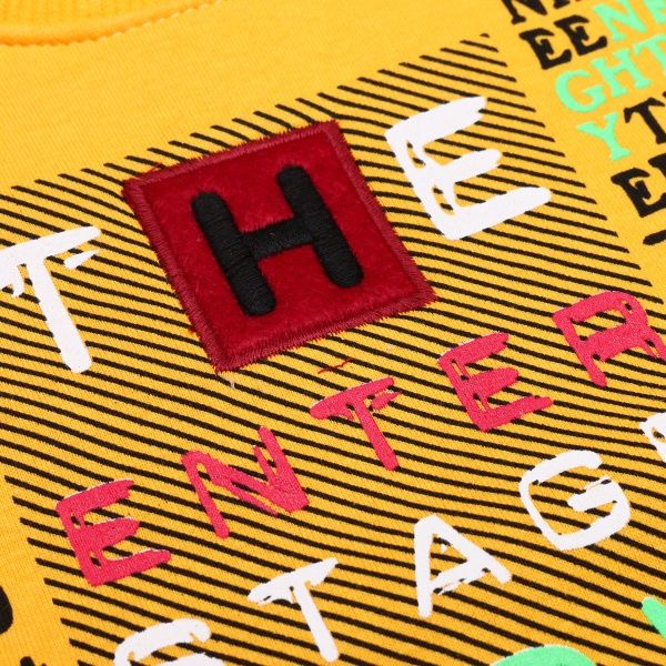 Свитшот ALG р.122 желтый 221453 