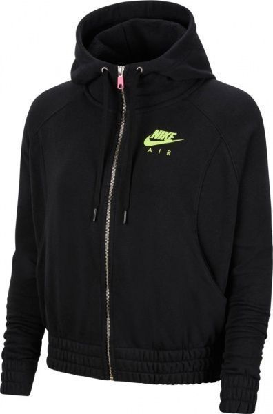 Джемпер Nike W NSW AIR HOODIE FZ BB FLC CU5442-011 р. S чорний