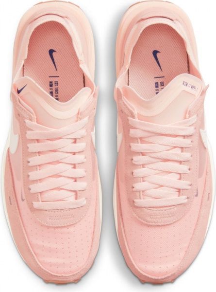 Кроссовки Nike Waffle One DC2533-801 р.US 8,5 бело-коралловый