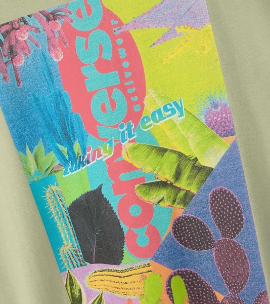 Футболка Converse Fabricated Nature Tee 10023463-A03 р.S зелений