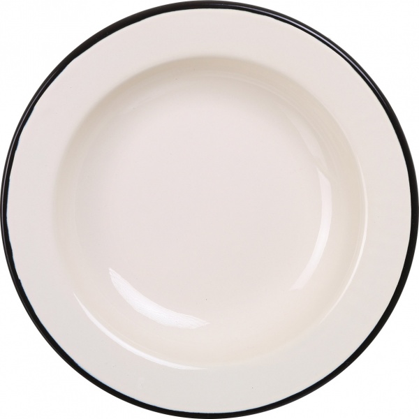 Миска эмалированная глубокая зеленая Idilia