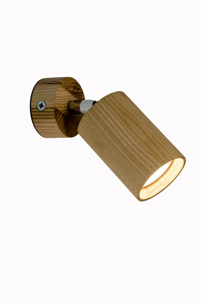 Спот Iterna 1xGU10 дерево светлое LW069 