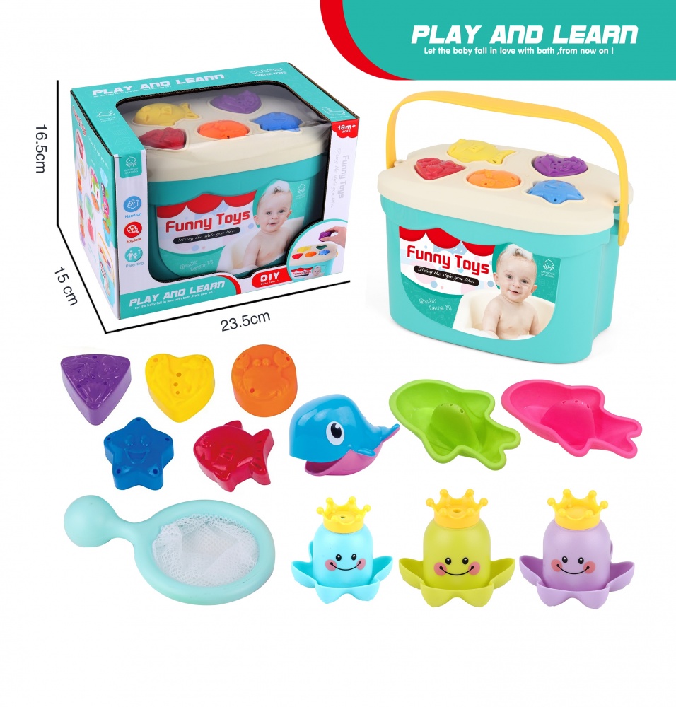 Набор игрушек для ванной MERX Limited 13 шт MX0470102