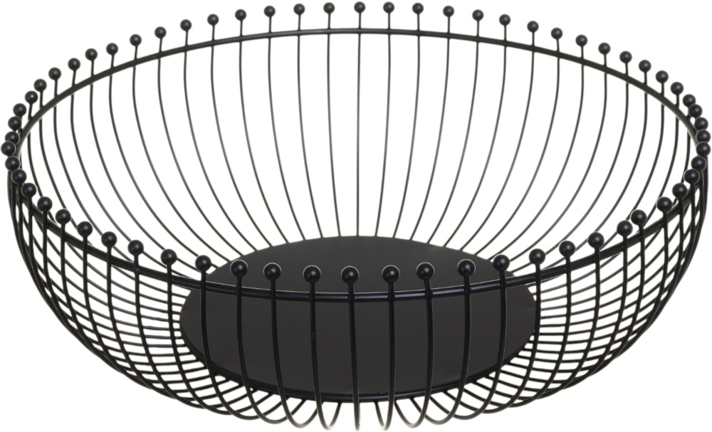 Корзинка для фруктов Flamberg Premium Filo 28.5X9.5 см черный