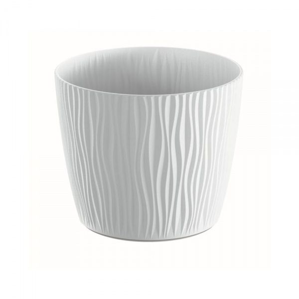 Горщик для квітів Prosperplast SANDY 150 мм круглий 2,75л білий (26415-449) 