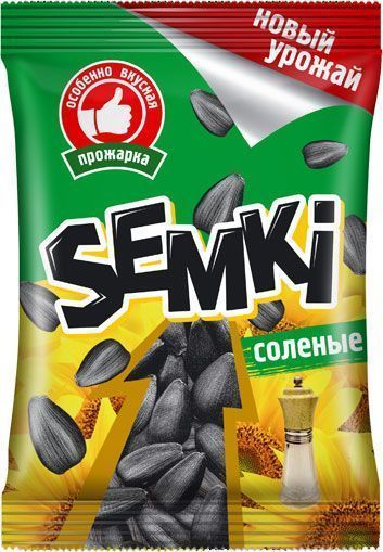 Насіння Semki з сiллю 80 г (4820078778900 / 4820078778900) 