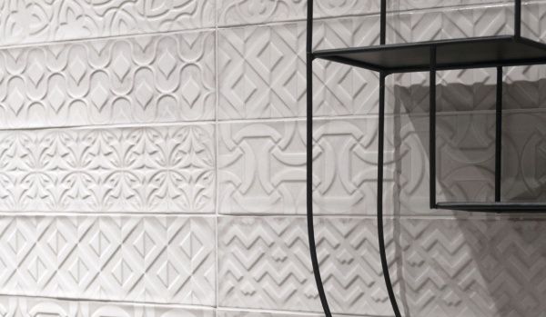 Плитка Cifre Drop Relieve Blue 7,5x30 