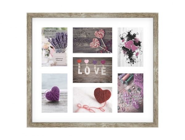 Фоторамка з паспарту SvitArt FKP-7-1913-1B 10x15 см дерево світле 