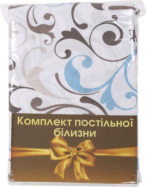 Комплект постільної білизни Насолода сімейний блакитний Ярослав 