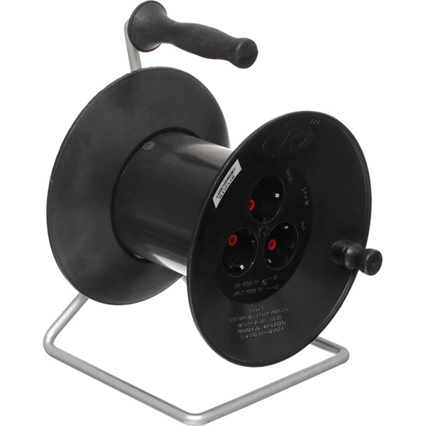 Катушка для удлинителя ОТК с заземлением 3 гн. черный ГК-20-50 