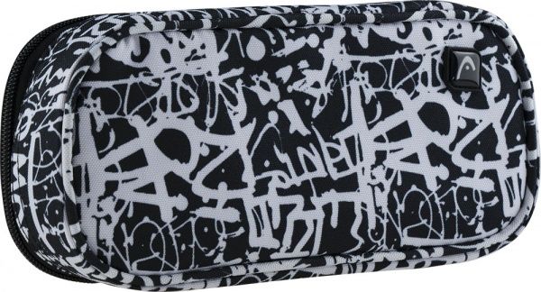 Пенал шкільний HD-432 Head чорний із білим