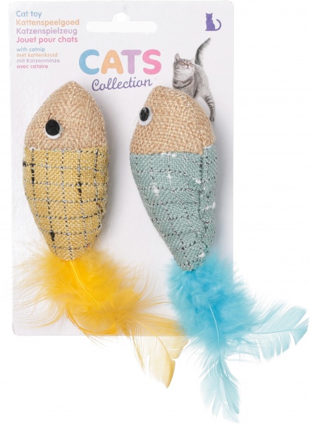 Набір іграшок Koopman для котів 2 шт. різнокольоровий 491003480