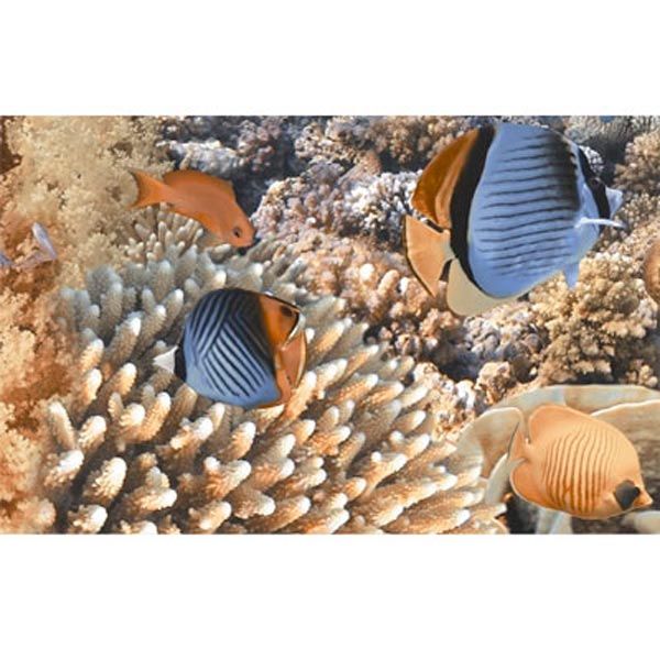 Декор Golden Tile Agat И33321 блакитний 250x400 мм