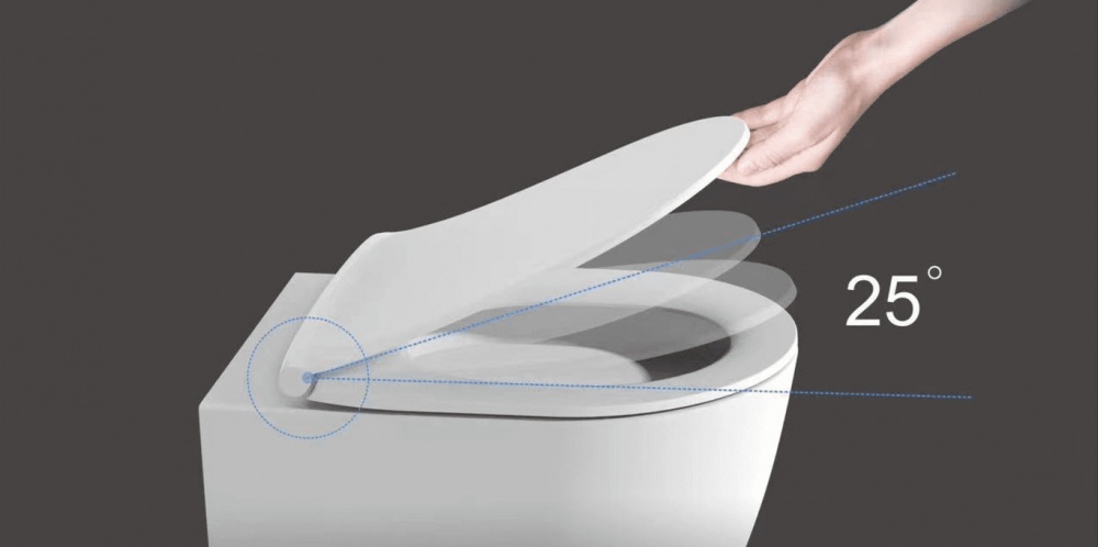 Сиденье для унитаза EGO RPD-06 премиум полипропиленовое