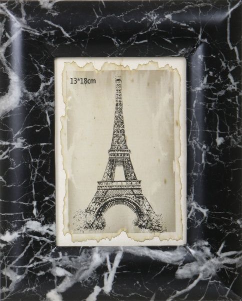 Рамка для фото Мармур 21,5х31,5х1,5 см чорний 13х18 см 