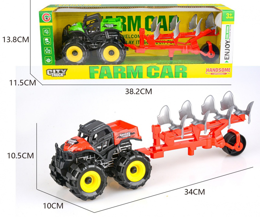 Игрушечный набор Chengyu Фермерський трактор 34x10x10.5 см в ассортименте FTP1322491