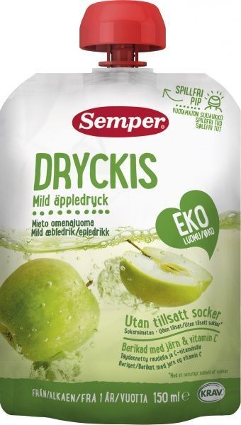 Соковий напій Semper органічний ЯБЛУКО