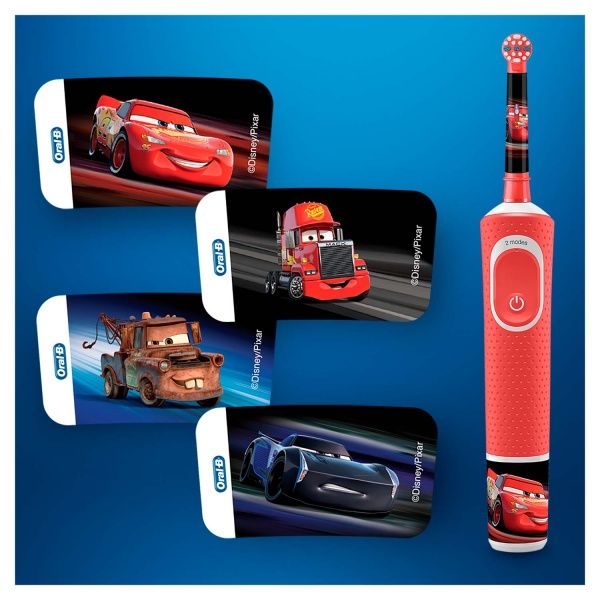 Электрическая зубная щетка Oral-B Kids Тачки