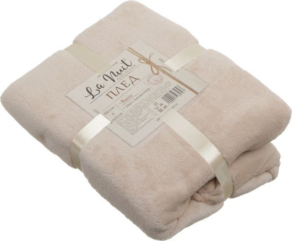 Плед Basic 160x200 см абрикос La Nuit 